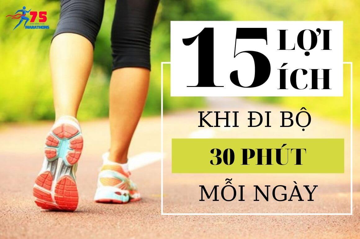 15 Lợi ích khi đi bộ 30 phút mỗi ngày